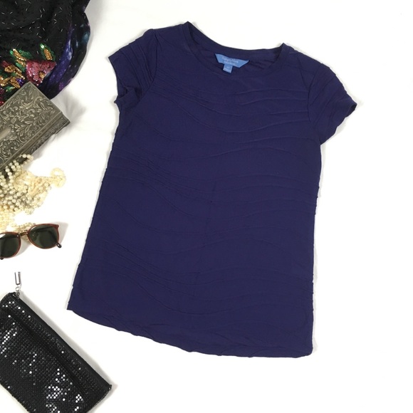 VERA WANG Textured T-Shirt - Picture 2 of 8